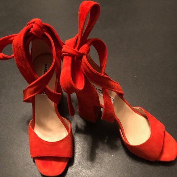 Karl Lagerfeld Strappy Heels - Picture 2 of 3